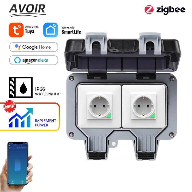 Outdoor Power Solutions - Avoir Tuya Zigbee Điện Ổ Cắm