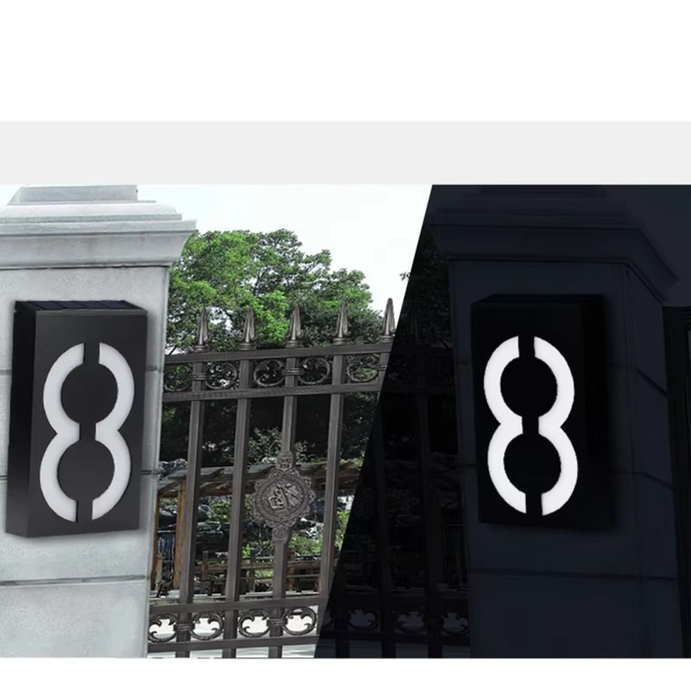 Easy Install Solar LED House N - đánh giá và giá Outdoor Power Number