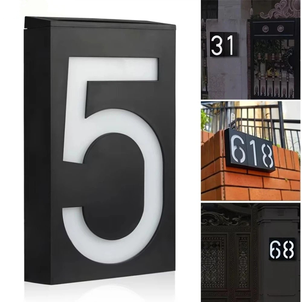 Easy Install Solar LED House N - đánh giá và giá Outdoor Power Number