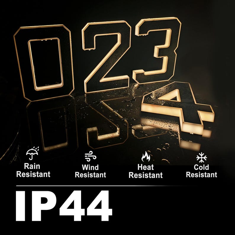 Solar LED House Number Sign Wa - đánh giá và giá Outdoor Power Number