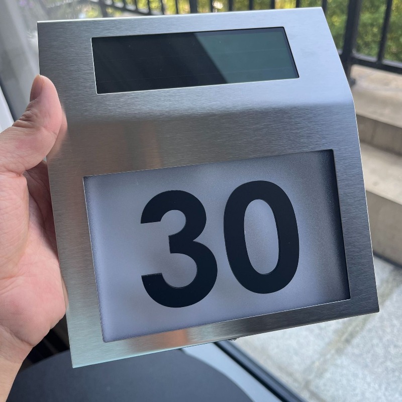 Custom Stainless Steel Light G - đánh giá và giá Outdoor Power Number